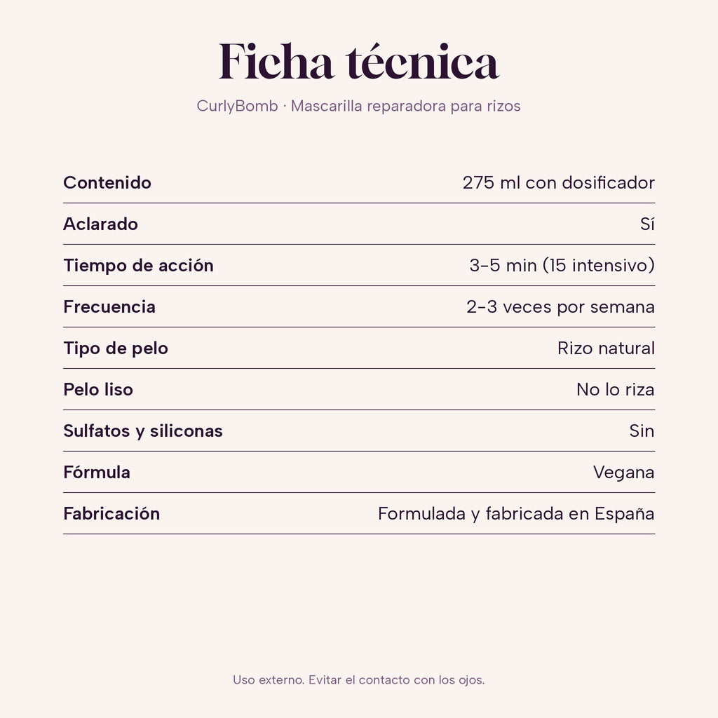 CurlyBomb: ficha técnica
