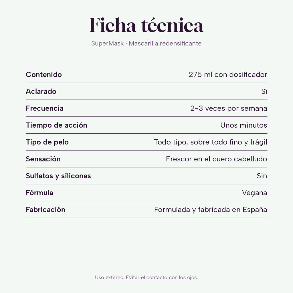 SuperMask: ficha técnica