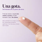 Una gota del tamaño de un grano de arroz
